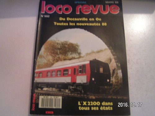 Loco revue n 502 autorail - loco, n°502