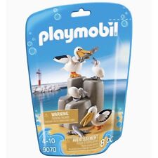 Playmobil - 9070 - Jeu - Famille de Pélicans - Animaux - Zoo