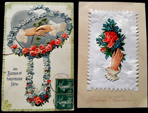 790 2 cartes postales - cartes,