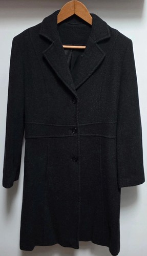 Manteau long chaud laine