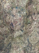 Grande Peinture Sur Zinc Metal Plaque Hsp Circa 1950 Portrait Femme Ancien Art