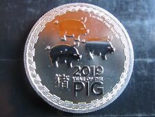 NIUE COCHON 2019 - 1OZ - THE YEAR OF THE PIG - 2$