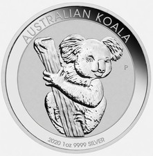 Pièce 1 Oz Silver Koala 2020