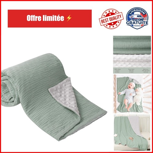 Couverture mousseline douce - en,