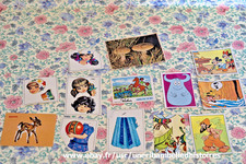 Lot d'autocollants, images