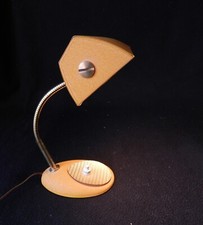 ALUMINOR NICE * LAMPE VINTAGE dite de "NOTAIRE" 1960/70 * ORANGE * FONCTIONNE