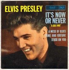 ELVIS PRESLEY "IT'S NOW OR NEVER" EP RCA 75 619 (10-60)