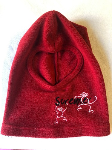 Rouge cagoule bonnet - 1, x