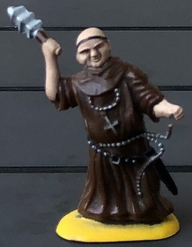 Figurine moine avec - moine, masse