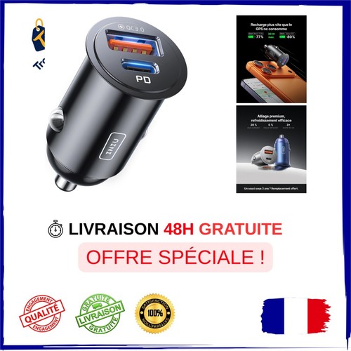 Iniu chargeur allume cigare - chargeur, allume-cigare