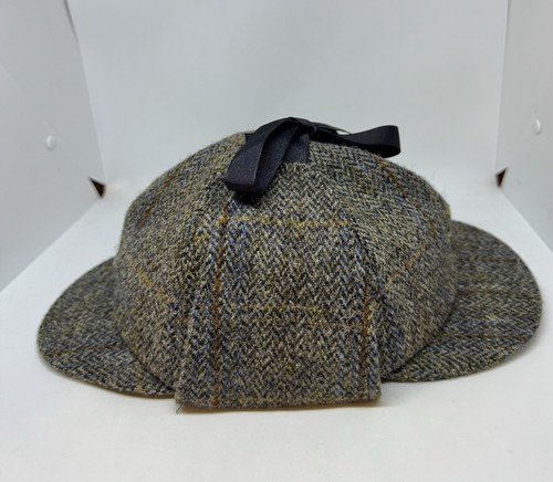 Harris tweed deer stalker hat - deer,