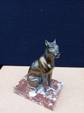 Ancienne Statue Chien En