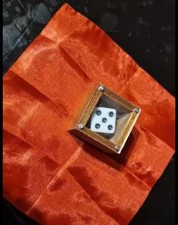 Dés tour de magie boîte en bois accessoire de lecture mentale illusion articl...