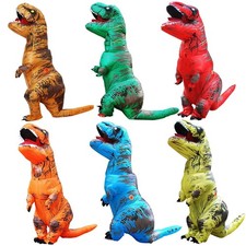 Déguisement gonflable dinosaure adulte enfant T-REX tenue fête cosplay Halloween