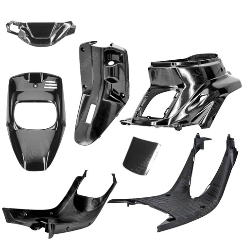 Set carénage plastique - plastique, noir