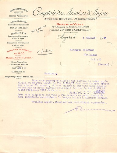 1930 comptoir des ardoises - 1930,