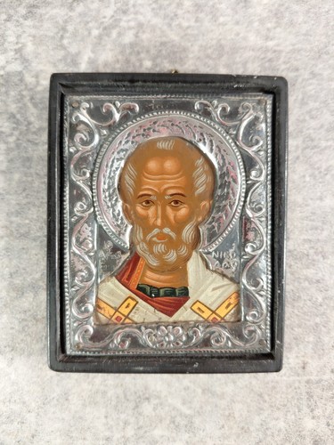 Icone byzantine saint nicolas - icone,