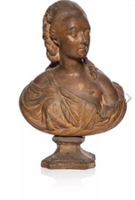 Buste terre cuite Mme du BARRY d'après PAJOU