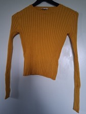 pull court "jennyfer" moutarde "t-XS"