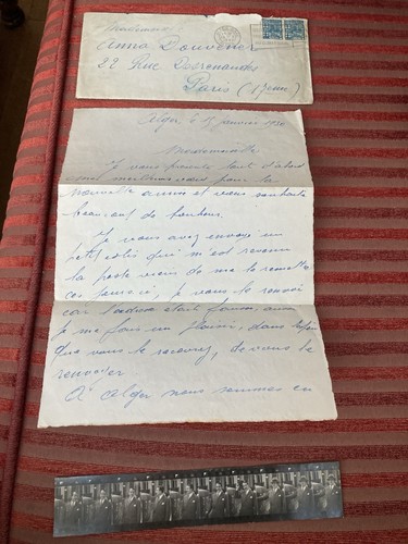Lettre manuscrite photo - lettre, max