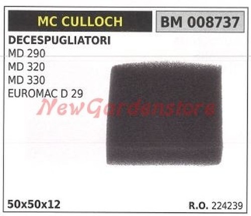 Filtre air culloch - mc,