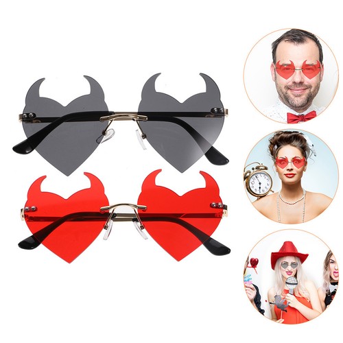 Pcs lunette soleil coeur - soleil,