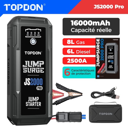 Topdon js2000 démarreur jump - topdon,
