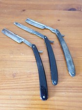 Lot de trois rasoirs coupe-choux 69 Thiers Issard / 72 St Amand / Violet LeHavre