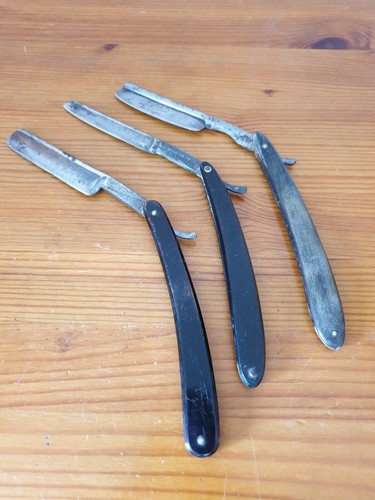 Lot trois rasoirs - de,