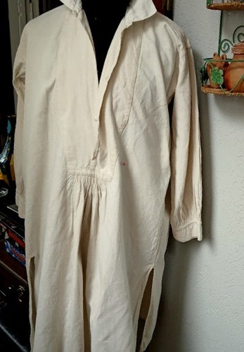 Chemise chanvre ancienne - chemise,
