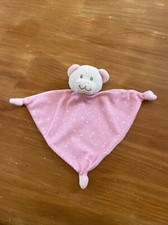 DOUDOU PLAT BABOU OURS ROSE