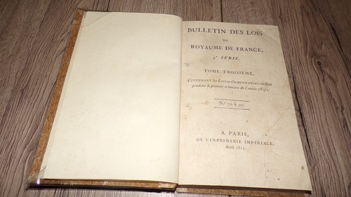 Bulletin des lois royaume - bulletin,
