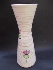 Importante céramique vase SCHEURICH Europ Linies 595 35 WEST GERMANY 1960 36 cm