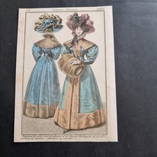 Gravure de Mode 1827 Costume