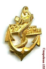TROUPES DE MARINES. 27 eme Bat. d'Infanterie de Marine, BIMa. Fab. Drago Paris