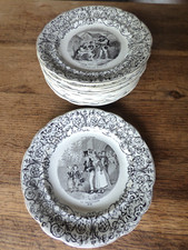 série de 12 assiettes