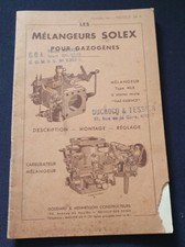 Les mélangeurs Solex pour