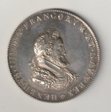 Médaille en Argent- Henri IV et Marie de MÉDICIS -1604 par DANFRIE