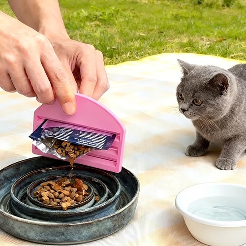 Presse sachet aliment chat - presse,