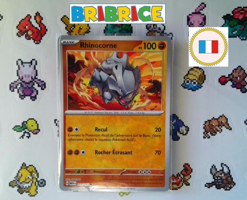 Carte pokemon rhinocorne - pokemon,