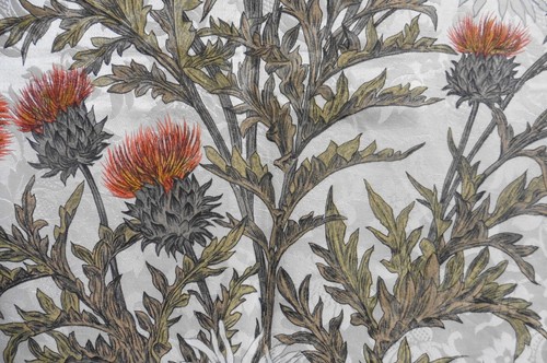 Tissu ancien vintage - , les