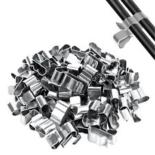 50 Pièces Clips de Fil Métallique Remorque, Acier inoxydable 304 Cadre