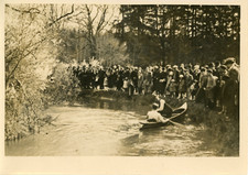 Enquête pour la disparition de Nicole Marescot Vintage silver print,dans les b