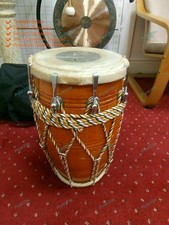 Corde Dholak Mangue Bois