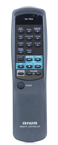 Aiwa t504 télécommande - rc-t504,