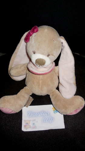 Doudou peluche lapin - peluche,