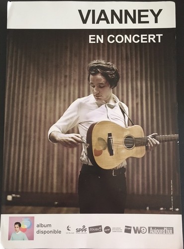 Vianney concert affiche - -,