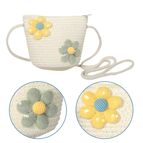 Pochette bandoulière tissée - bandoulière,