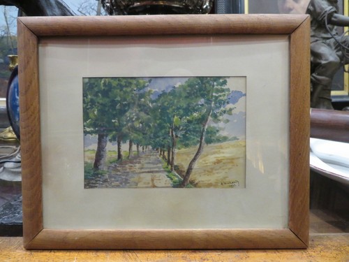 Ancienne petite aquarelle - petite,