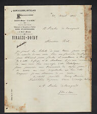 BOURGUEIL (37) QUINCAILLERIE / COUTELLERIE & OUTILLAGE "VIRAIZE - DOIDY" en 1906